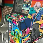 Capsule Art Deco - Jacuzzi - Netflix - Cinema - Arcade De Jeux & Nintendo Switch - 2 - Filet Suspendu